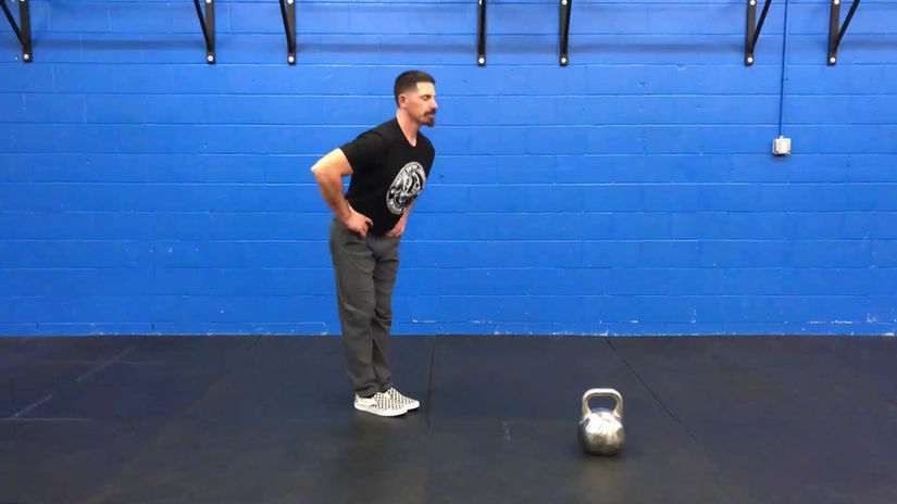 Hip Hinge (Narrow Square, Straight Leg)